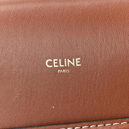 Celine Calfskin Phone Pouch With Flap Tan 9 of 11