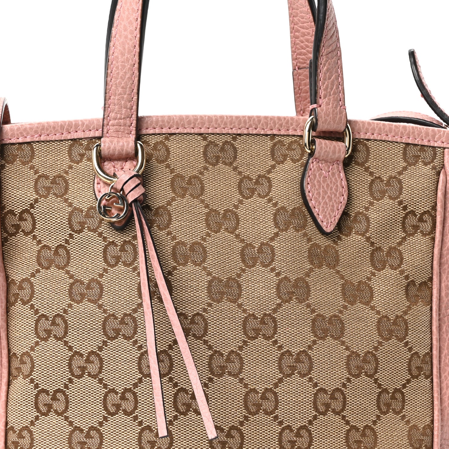 Gucci Monogram Small Bree Tote Beige Soft Pink 8 of 10