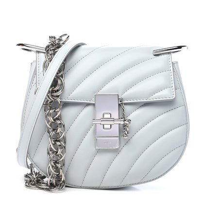 Chloe Calfskin Quilted Mini Drew Bijou Shoulder Bag Airy Grey 1 of 4