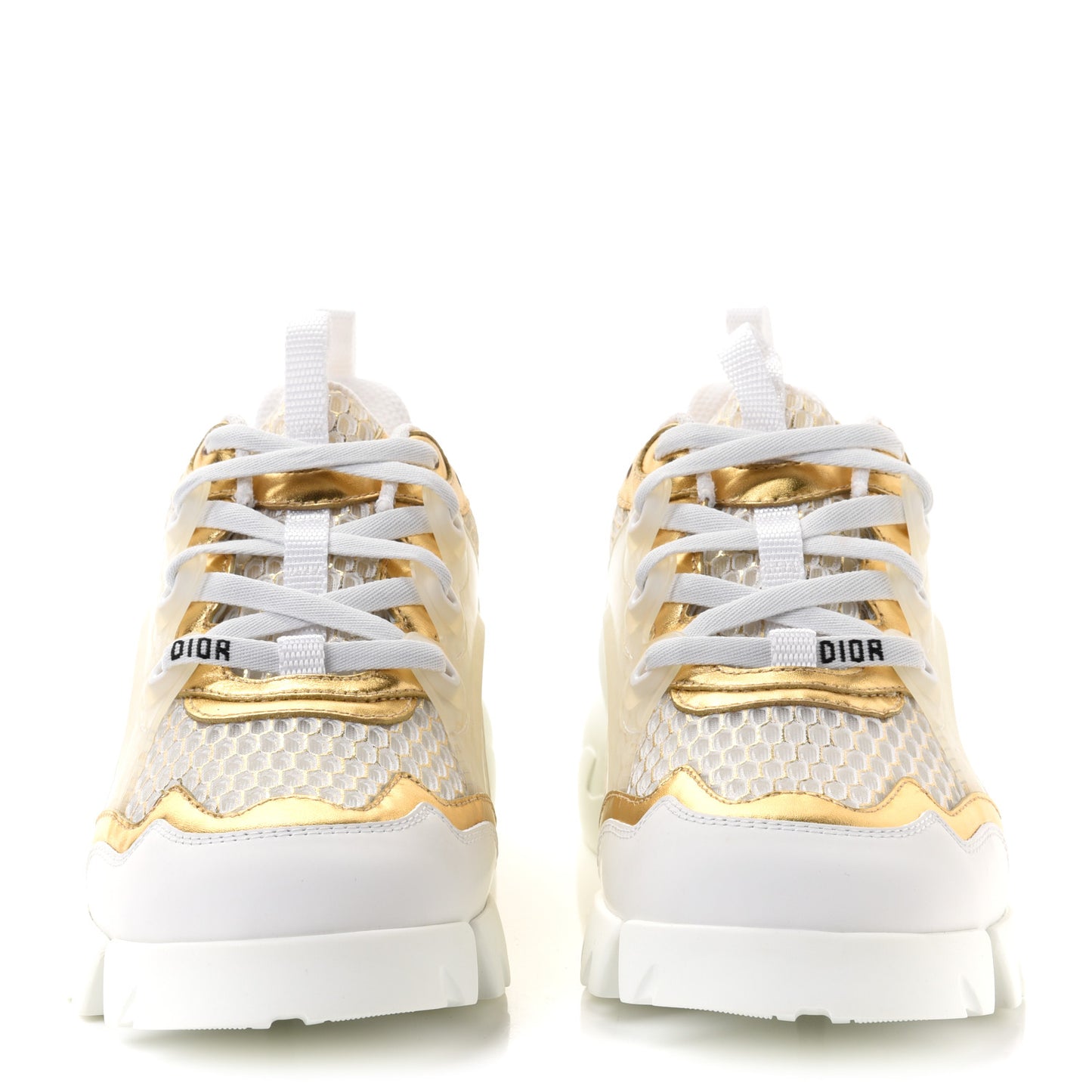 Mesh D-Connect Sneakers 37 Gold