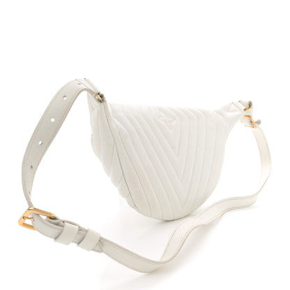 Louis Vuitton Calfskin New Wave Bumbag Snow 2 of 12