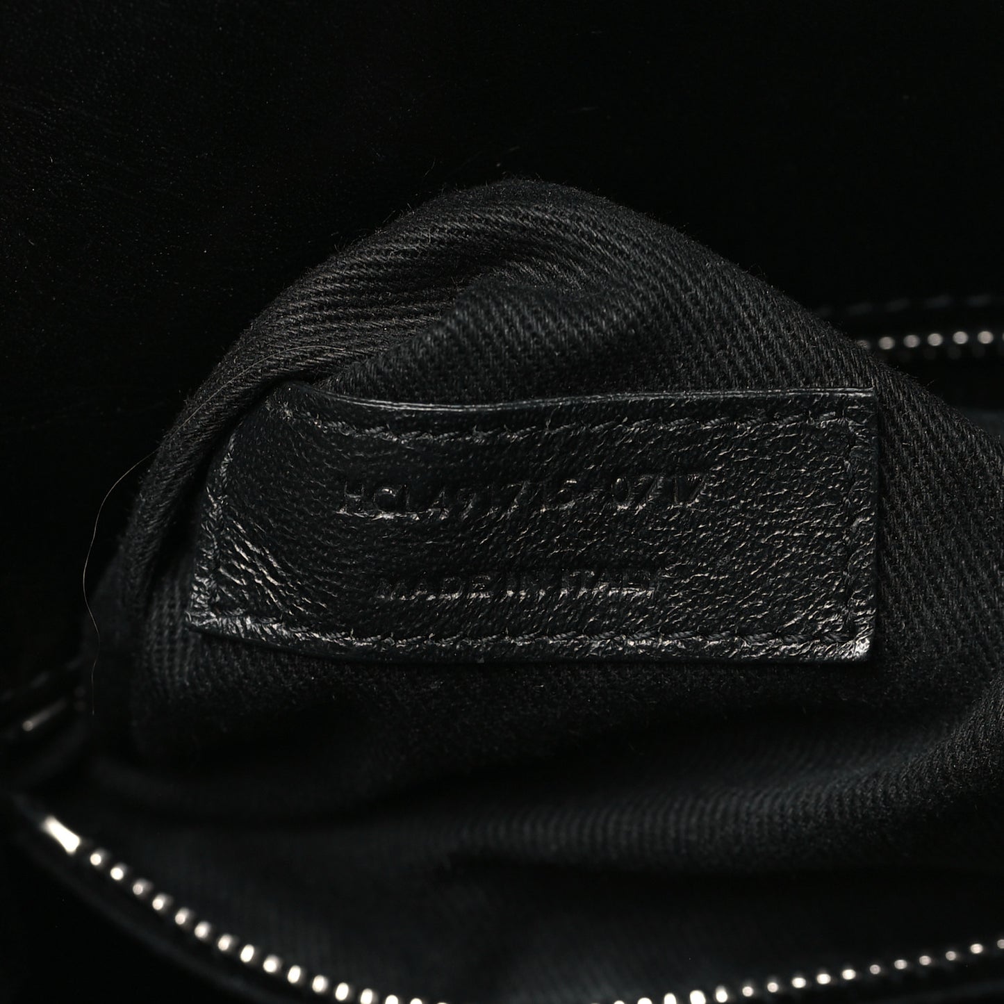 Glace Calfskin Baby Souple Sac De Jour Black