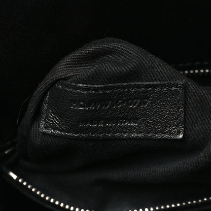 Saint Laurent Glace Calfskin Baby Souple Sac De Jour Black 7 of 10