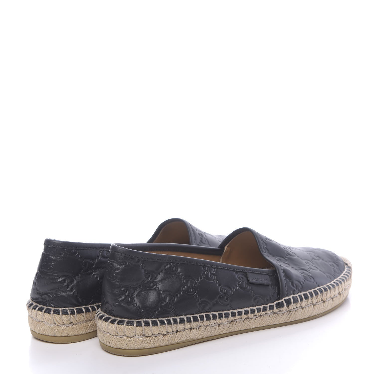 Gucci Guccissima Signature Espadrilles 40.5 Black 4 of 9