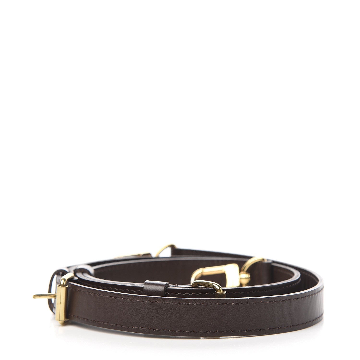 Louis Vuitton Calfskin Adjustable Speedy Bandouliere Shoulder Strap Brown 2 of 4