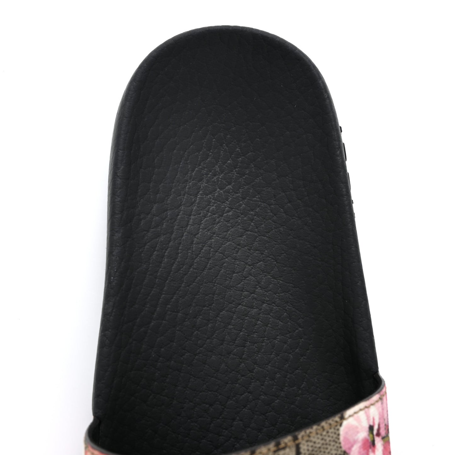 GG Supreme Monogram Blooms Slide Sandals 36 Beige Multicolor