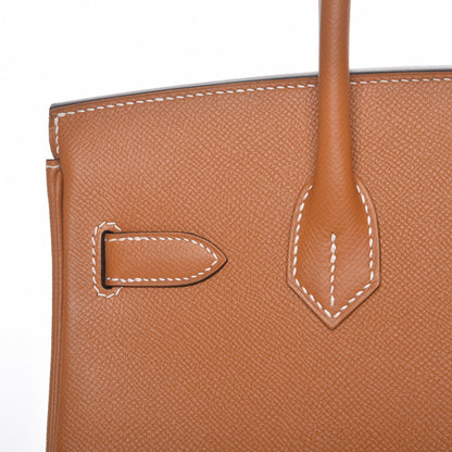 Hermes Epsom Birkin 30 Toffee 19 of 27