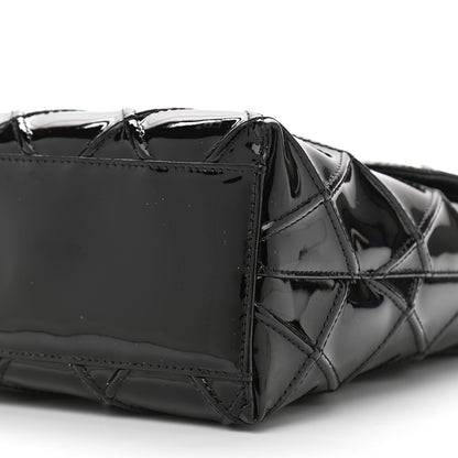 Chanel Patent Quilted Shoulder Bag Black 6 of 11