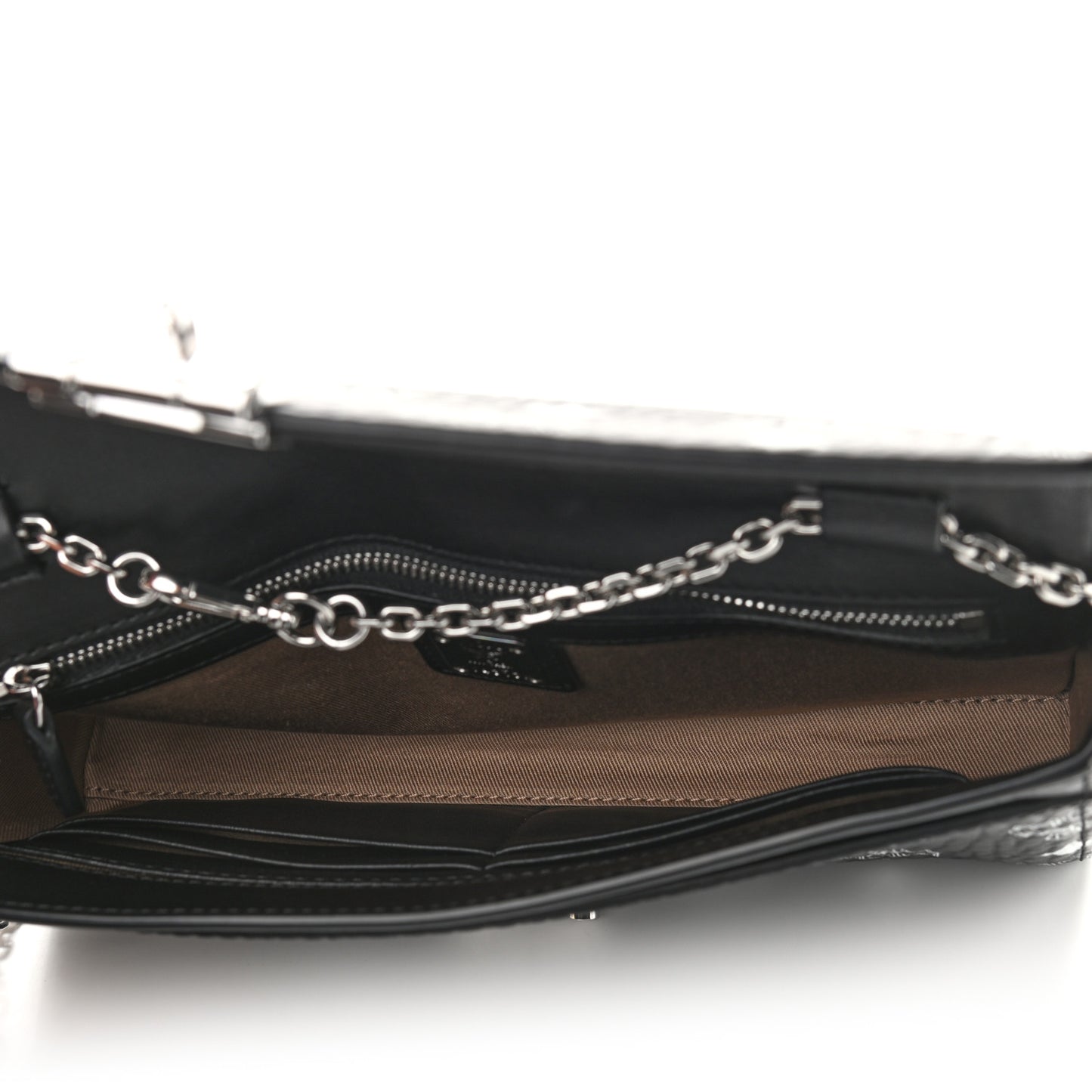 Visetos Monogram Medium Millie Crossbody Bag Black