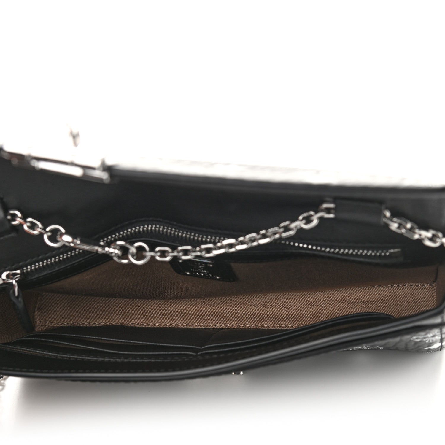 MCM Visetos Monogram Medium Millie Crossbody Bag Black 4 of 8