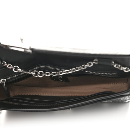MCM Visetos Monogram Medium Millie Crossbody Bag Black 4 of 8