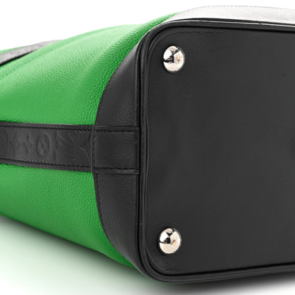 Louis Vuitton Calfskin Cruiser GM Green Black 8 of 10