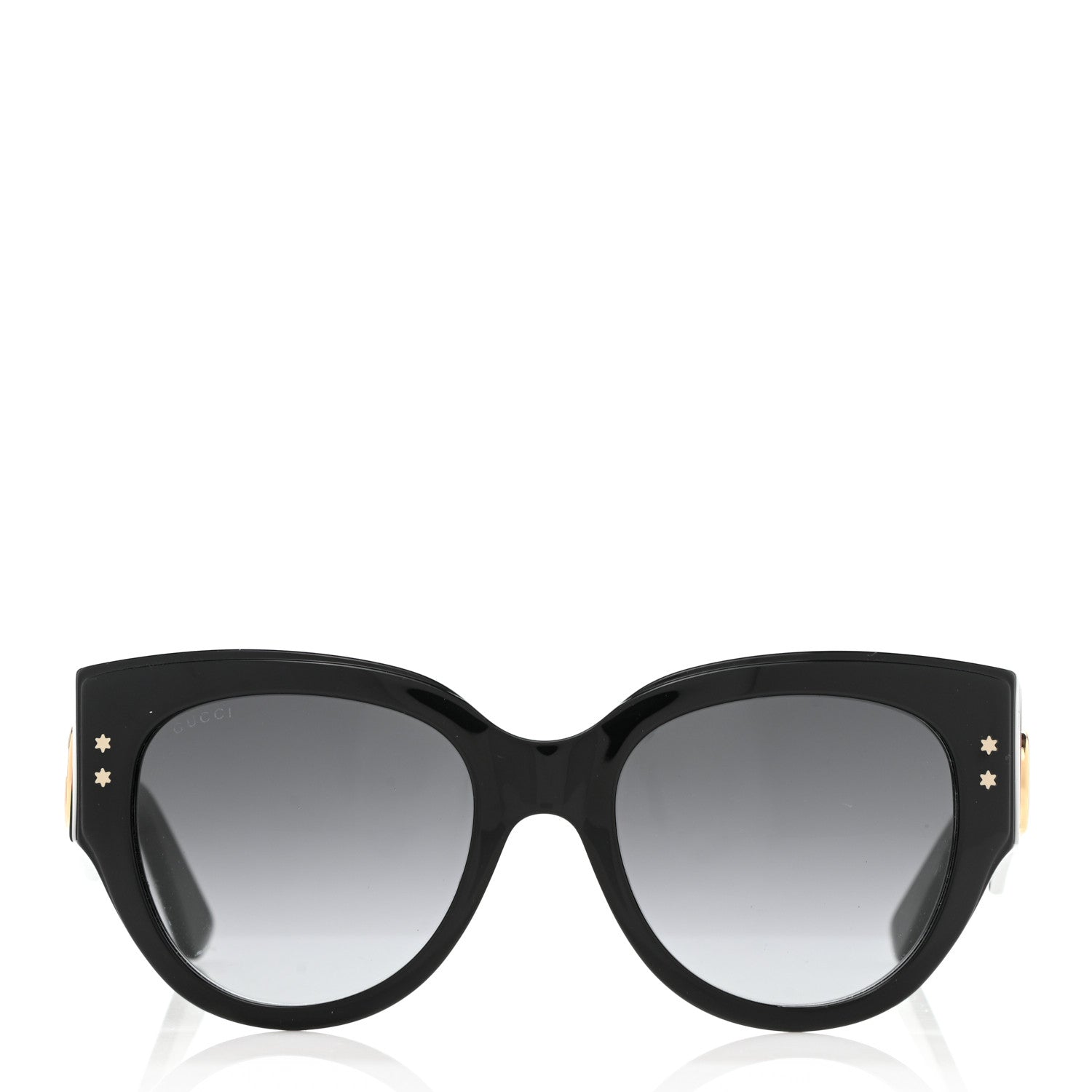 Gucci Acetate Oversized Rectangle Frame Web Sunglasses GG3864/S Black 2 of 7