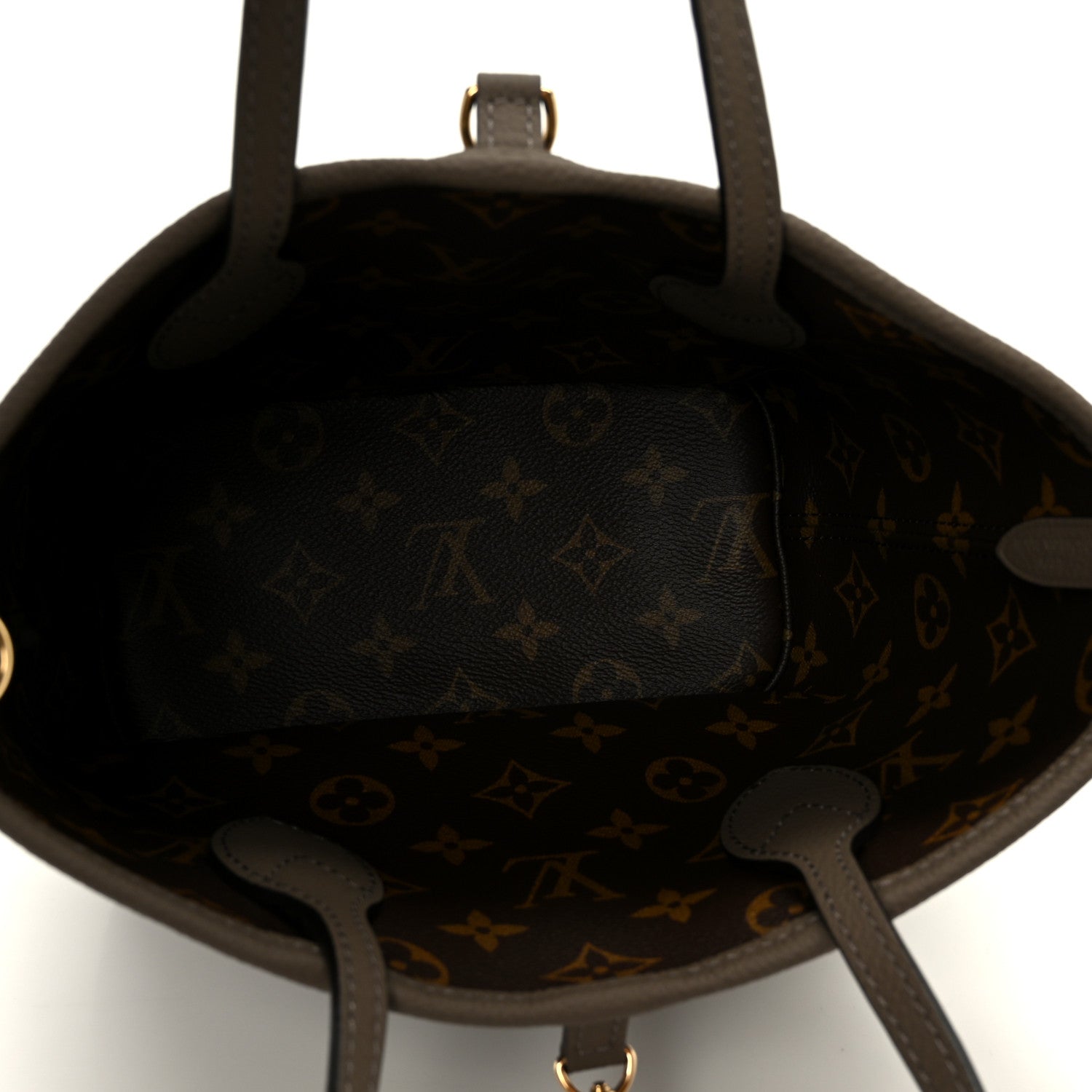 Louis Vuitton Monogram Neverfull Inside Out Bandouliere BB Dark Fango 10 of 19
