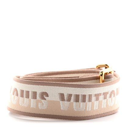 Louis Vuitton Jacquard Neverfull BB Shoulder Strap Beige Brown 2 of 5