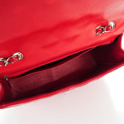 Chanel Patent Jumbo Single Flap Red 5 of 9