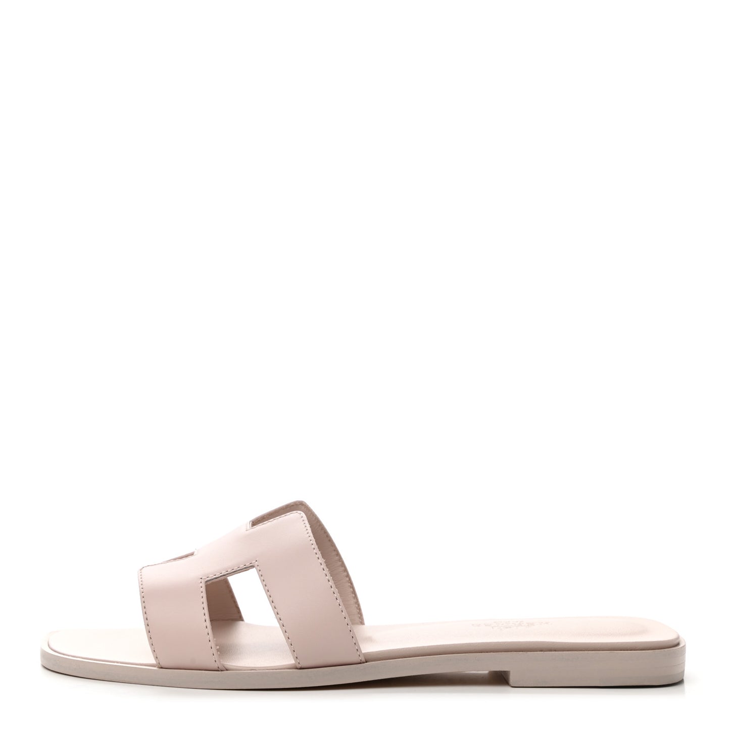 Box Calfskin Oran Sandals 37 Rose Pale