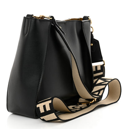 Stella McCartney Eco Alter Nappa Perforated Logo Mini Crossbody Black 3 of 11