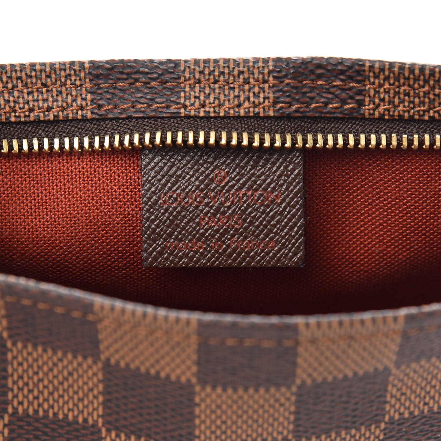 Damier Ebene Trousse Make Up Bag Pochette