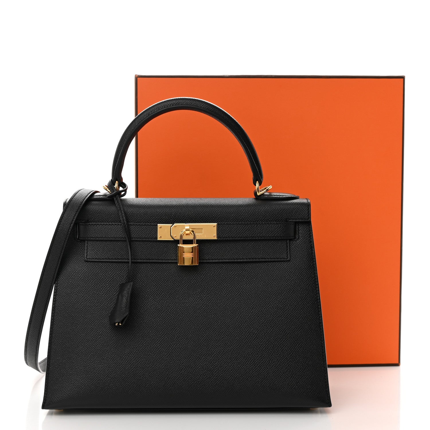 Hermes Epsom Kelly Sellier 28 Black 13 of 13