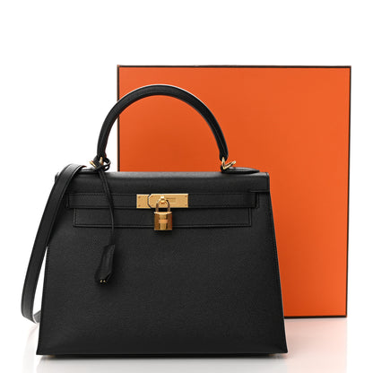 Hermes Epsom Kelly Sellier 28 Black 13 of 13