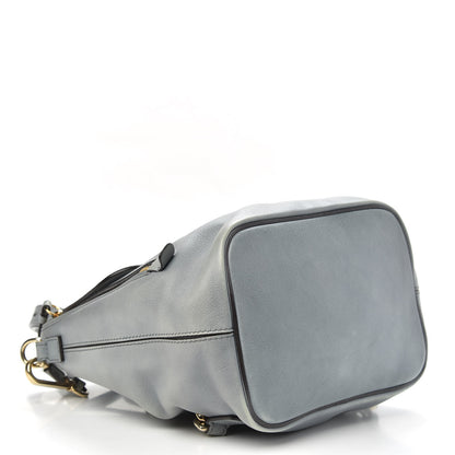 Chloe Suede Calfskin Small Faye Backpack Washed Blue 3 of 14