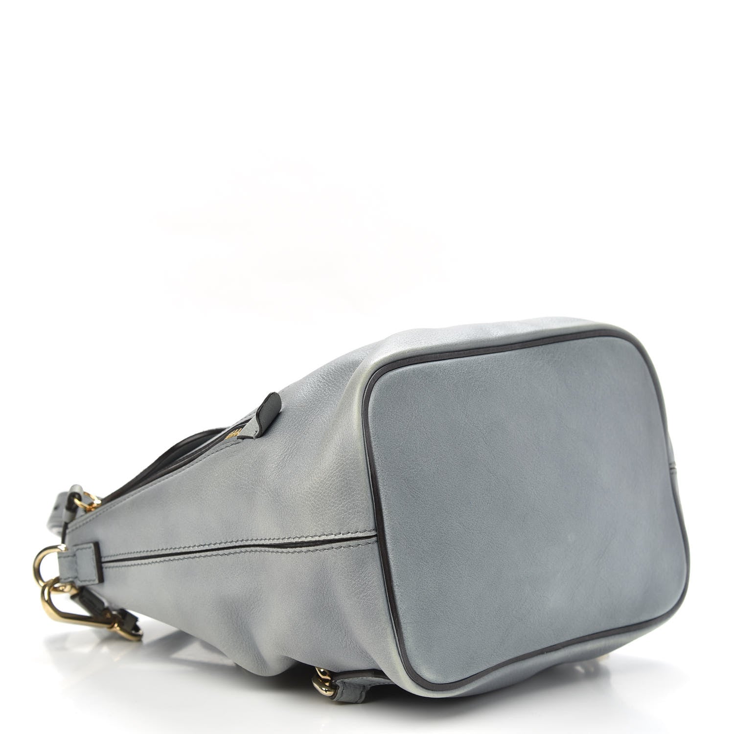 Chloe Suede Calfskin Small Faye Backpack Washed Blue 3 of 14