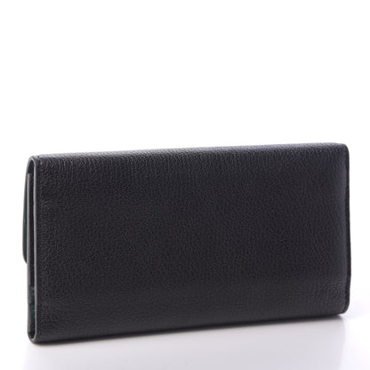 Burberry Grainy Calfskin D-Ring Continental Wallet Black 3 of 6