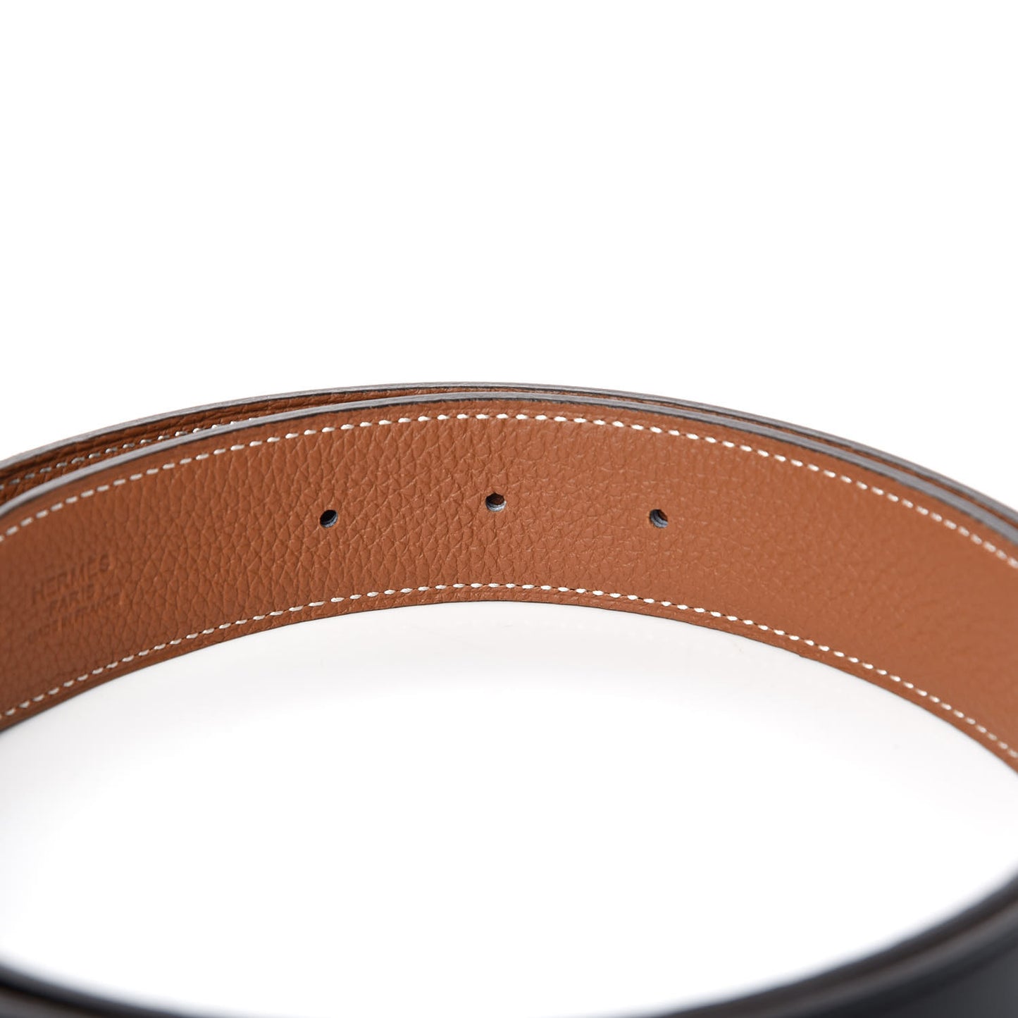 Box Togo 32mm Guilloche H Belt 90 Black Gold
