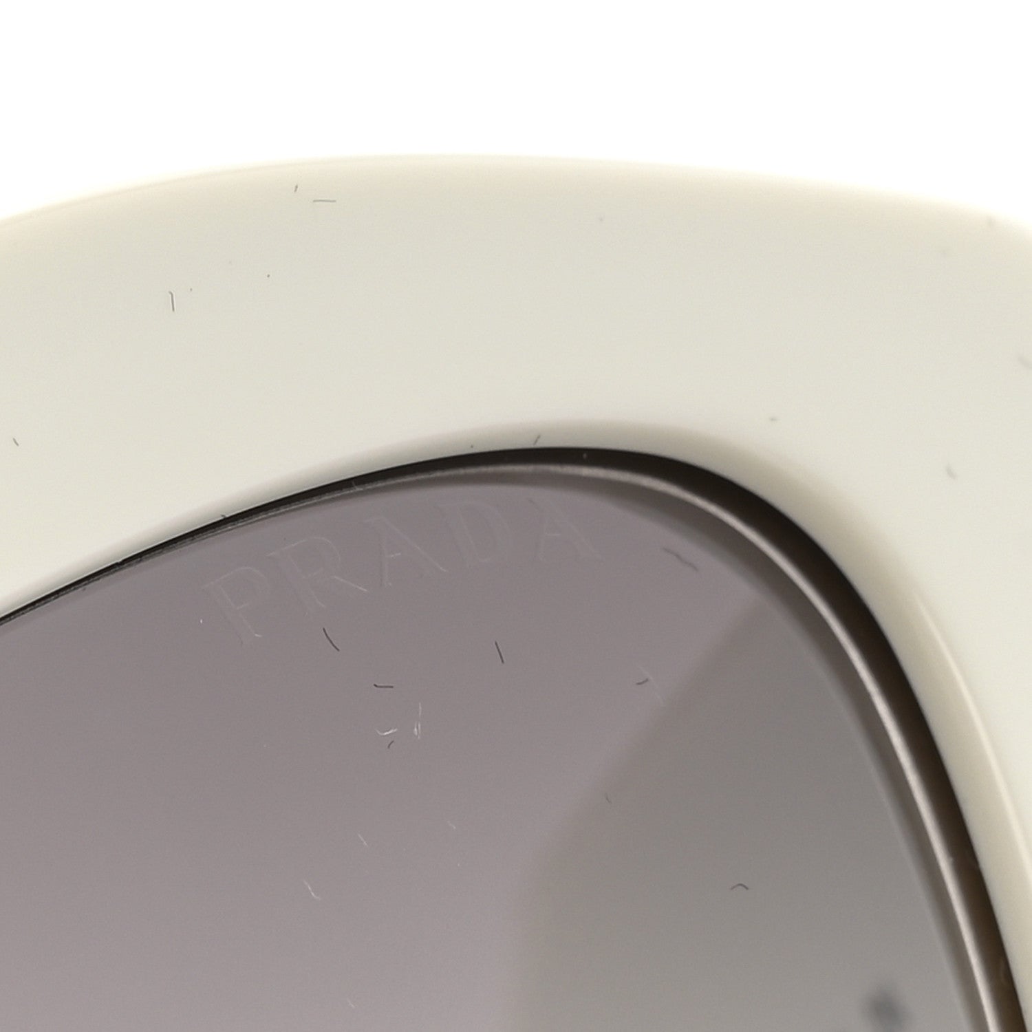 Prada Acetate Symbole Sunglasses SPR 07Y-F White White 7 of 9