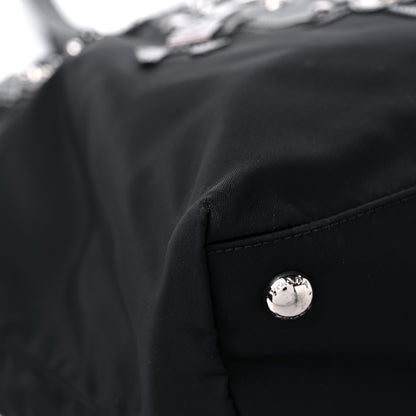 Prada Nylon Tessuto Saffiano Robot Tote Bag Black 7 of 14