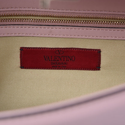 Valentino Garavani Vitello Medium Glam Lock Rockstud Flap Water Rose 7 of 11