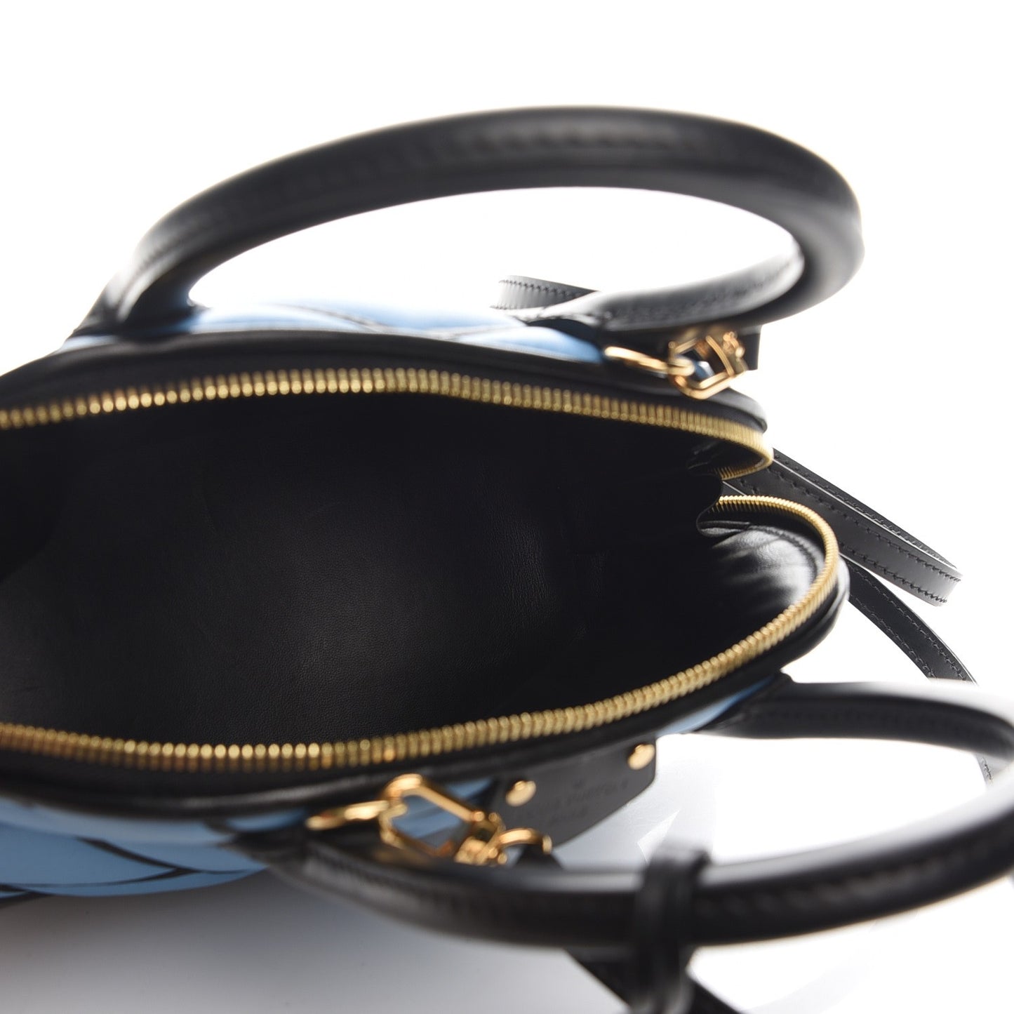 Lambskin Malletage Alma BB Bleuet