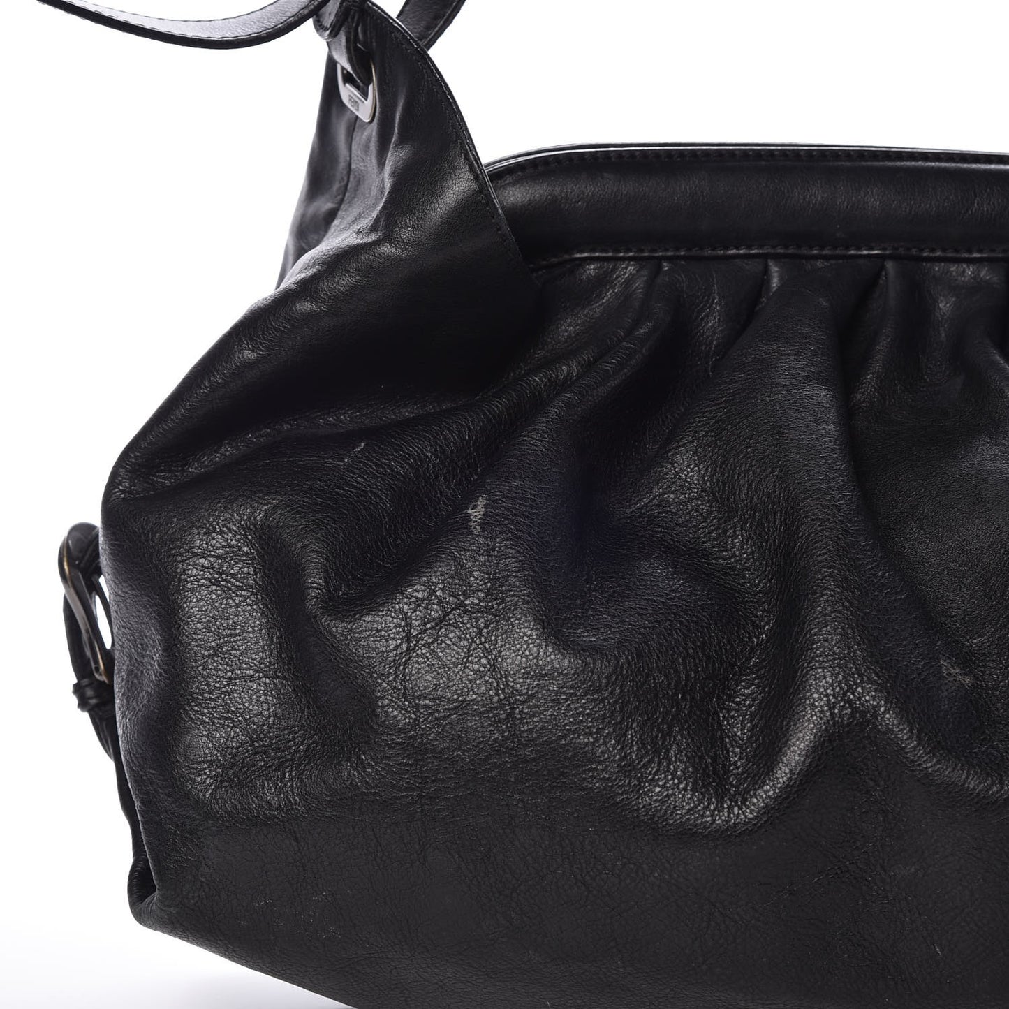 Vitello Palma Doctor B Hobo Bag Black