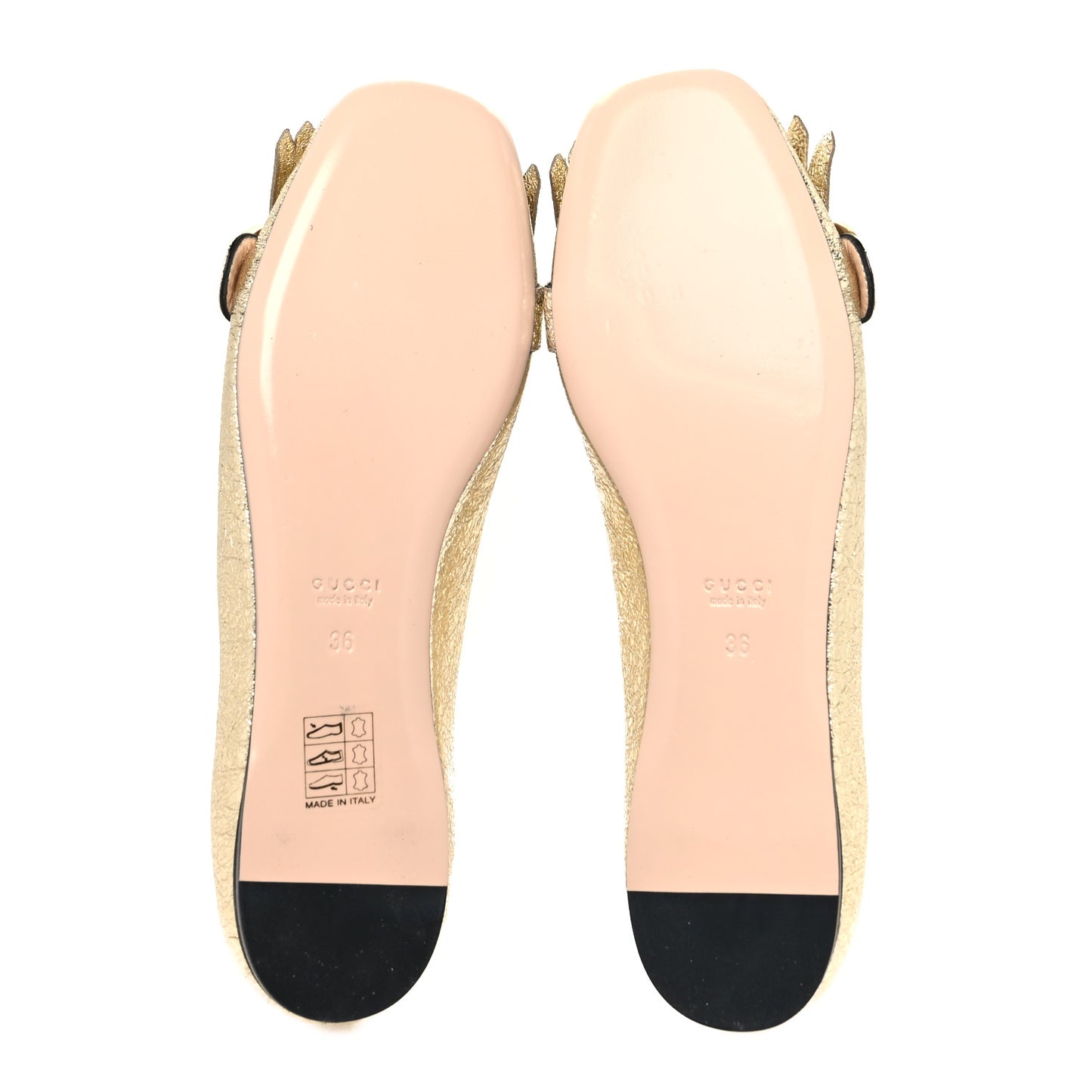 Galassia GG Marmont Fringe Flats 36 Platino