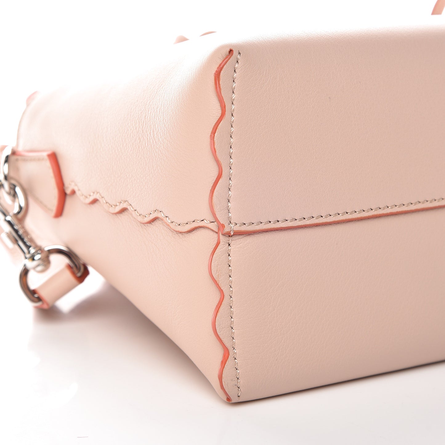 Vitello Dolce Scalloped Studded Medium By The Way Boston Bag Plaster