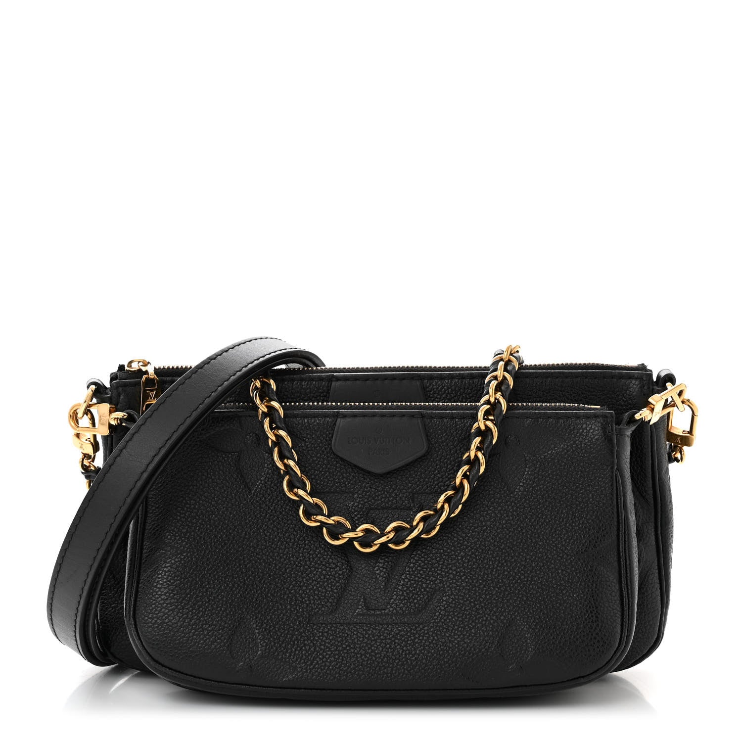 Louis Vuitton Empreinte Monogram Giant Multi Pochette Accessories Black 1 of 10