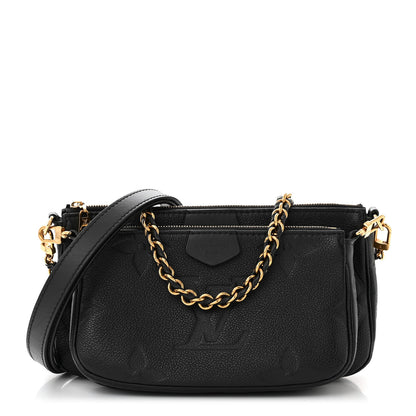 Louis Vuitton Empreinte Monogram Giant Multi Pochette Accessories Black 1 of 10