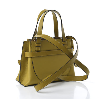 Loewe Calfskin Mini Gate Tote Ochre 4 of 11