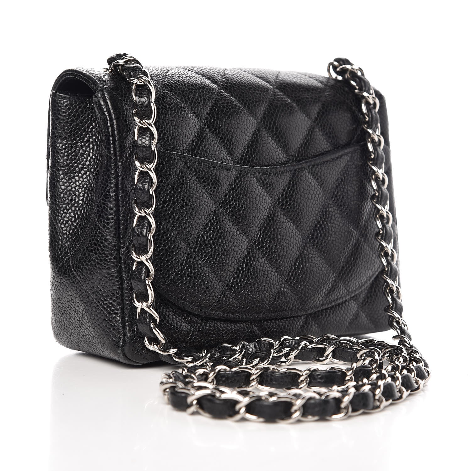 Chanel Caviar Quilted Mini Square Flap Black 3 of 10