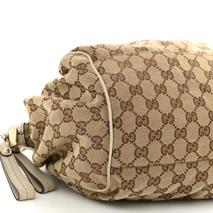 Gucci Monogram Medium Sukey Boston Off White 9 of 13