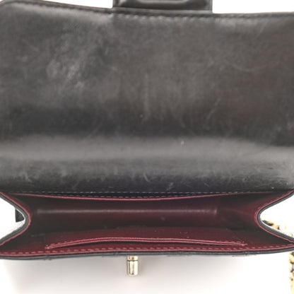 Chanel Lambskin Quilted Crossing Times Mini Flap Black 5 of 10