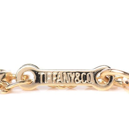 Tiffany 18K Yellow Gold Diamond .33ctw Elsa Peretti Diamonds by the Yard Station Bracelet 4 of 5