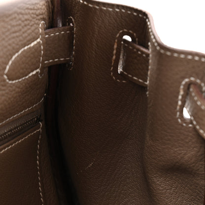 Hermes Togo Kelly Retourne 28 Etoupe 12 of 14
