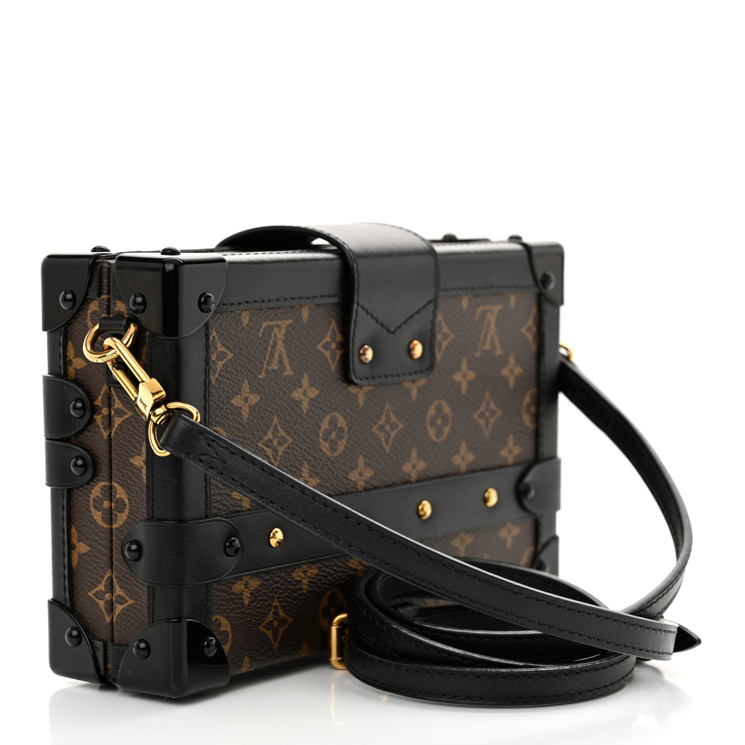 Louis Vuitton Monogram Petite Malle Black 3 of 12