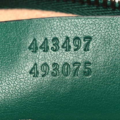 Gucci Calfskin Matelasse Small GG Marmont Shoulder Bag Emerald Green 7 of 11