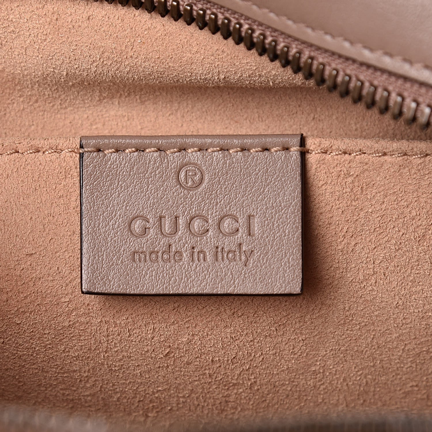 Gucci Calfskin Matelasse Small GG Marmont Chain Shoulder Bag Porcelain Rose 6 of 12