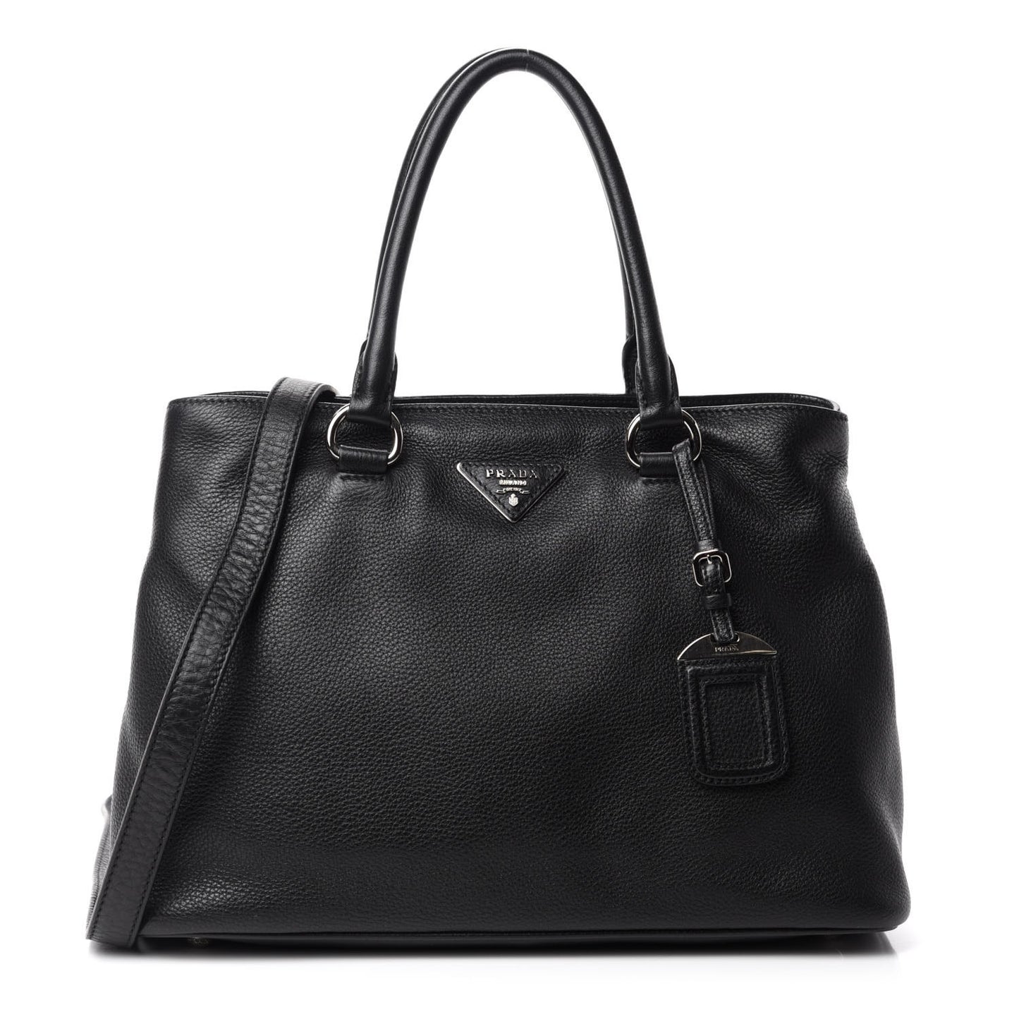 Vitello Daino Tote Black
