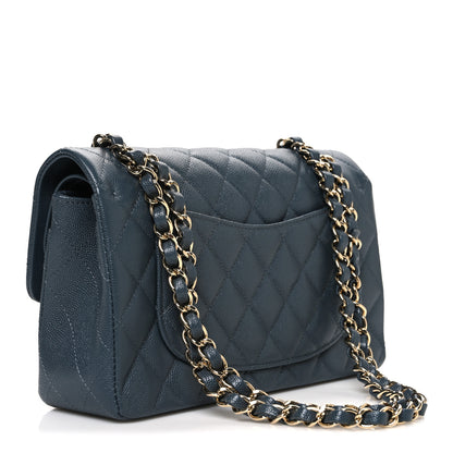 Chanel Caviar Quilted Small Double Flap Dark Grey 3 of 10