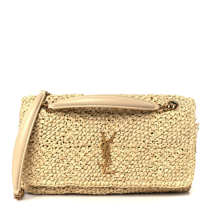 Saint Laurent Raffia Monogram Medium Jamie Natural Avorio 1 of 11